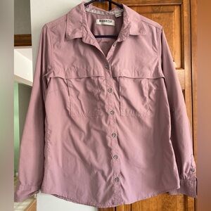 Ridgecut Toughwear Lilac Button-Up Shirt Women’s L Large